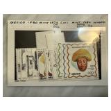 MEXICO 1980 MINT SET 10 NH STAMPS MEXICO 1980 MINT SET 10 NH STAMPS