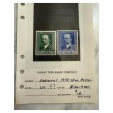 GERMANY 1940 SEMI POSTAL ISSUE STAMPS GERMANY 1940 SEMI POSTAL ISSUE STAMPS