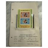 DOMINICA 1975 ROYAL WEDDING ISSUE STAMPS DOMINICA 1975 ROYAL WEDDING ISSUE STAMPS