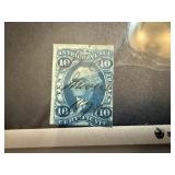R33A RARE SIGNED REVENUE STAMP R33A RARE SIGNED REVENUE STAMP