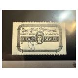 US OX39 SOUND 1950 POST OFFICE SEAL STAMP US OX39 SOUND 1950 POST OFFICE SEAL STAMP