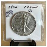 1946 WALKING LIBERTY SILVER HALF DOLLAR 1946 WALKING LIBERTY SILVER HALF DOLLAR