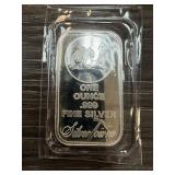 1 OZ .999 SILVER BULLION BAR SILVERTOWNE 1 OZ .999 SILVER BULLION BAR SILVERTOWNE