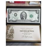 $2 GREEN SEAL CURRENCY NOTE $2 GREEN SEAL CURRENCY NOTE