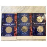 6PC HALLMARK STATE QUARTERS LOT TN IN LA 6PC HALLMARK STATE QUARTERS LOT TN IN LA