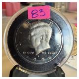 1996-S PROOF JFK HALF DOLLAR 1996-S PROOF JFK HALF DOLLAR