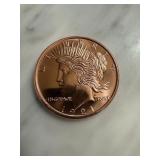 1 OZ COPPER BULLION PROOF ROUND 1921 1 OZ COPPER BULLION PROOF ROUND 1921