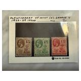 MONTSERRAT MINT 3 GEORGE V 1922-29 ISSUE STAMPS MONTSERRAT MINT 3 GEORGE V 1922-29 ISSUE STAMPS