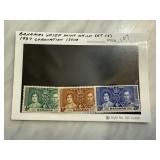 BAHAMAS MINT NH LH SET 1937 CORONATION ISSUE STAMP BAHAMAS MINT NH LH SET 1937 CORONATION ISSUE STAMP
