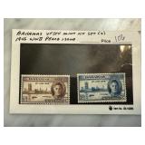 BAHAMAS MINT NH SET 1946 WWII PEACE ISSUE STAMP BAHAMAS MINT NH SET 1946 WWII PEACE ISSUE STAMP