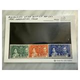 ASCENSION MINT LH SET 1937 CORONATION ISS STAMP ASCENSION MINT LH SET 1937 CORONATION ISS STAMP