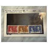 ANTIGUA MINT OG SET 1937 CORONATION ISSUE STAMP ANTIGUA MINT OG SET 1937 CORONATION ISSUE STAMP