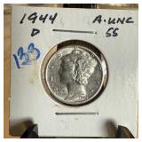 1944-D MERCURY SILVER DIME 1944-D MERCURY SILVER DIME