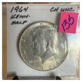 1964 JFK SILVER HALF DOLLAR HIGH GRADE 1964 JFK SILVER HALF DOLLAR HIGH GRADE