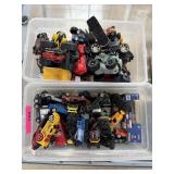 2 BINS OF MIXED DIECAST DIE CAST CARS 2 BINS OF MIXED DIECAST DIE CAST CARS