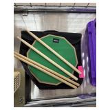 VHFFOSO DRUM PAD W STICKS VHFFOSO DRUM PAD W STICKS