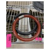 2PC LEATHER RINGS LARGE ROUND 2PC LEATHER RINGS LARGE ROUND