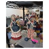 LOT OF PATRIOTIC DECOR LOT OF PATRIOTIC DECOR