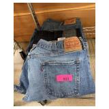 LOT OF JEANS LEVI LOT OF JEANS LEVI