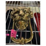BRASS LION DOOR KNOCKER BRASS LION DOOR KNOCKER