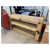 RUSTIC SHELF UNIT RUSTIC SHELF UNIT