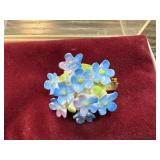VINTAGE STAFFORDSHIRE CHIA FLORAL BROOCH VINTAGE STAFFORDSHIRE CHIA FLORAL BROOCH