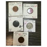 MIXED ERROR MEMORIALS BUFFALO NICKEL WHEAT MIXED ERROR MEMORIALS BUFFALO NICKEL WHEAT