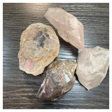 LOT OF QUARTZ CRYSTALS LOT OF QUARTZ CRYSTALS