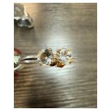 14K GOLD AQUAMARINE GEMSTONE STUD EARRINGS 14K GOLD AQUAMARINE GEMSTONE STUD EARRINGS