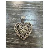 STERLING SILVER HEART PENDANT STERLING SILVER HEART PENDANT