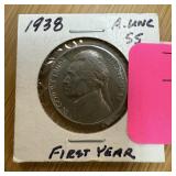 1938 JEFFERSON NICKEL FIRST YEAR 1938 JEFFERSON NICKEL FIRST YEAR