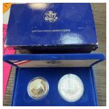 1986 PROOOF LIBERTY SILVER DOLLAR & CLAD HALF 1986 PROOOF LIBERTY SILVER DOLLAR & CLAD HALF