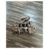 STERLING SILVER LITTLE SISTER CHARM / PENDANT STERLING SILVER LITTLE SISTER CHARM / PENDANT