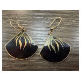 LAUREL BURCH WILLOW FAN VINTAGE EARRINGS LAUREL BURCH WILLOW FAN VINTAGE EARRINGS