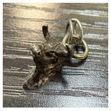 STERLING SILVER BULL CHARM STERLING SILVER BULL CHARM