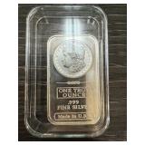 1 OZ SILVER BULLION BAR .999 MORGAN HEAD 1 OZ SILVER BULLION BAR .999 MORGAN HEAD