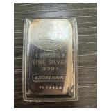 1 OZ SILVER BULLION BAR .999 ENGELHARD 1 OZ SILVER BULLION BAR .999 ENGELHARD