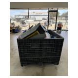 LARGE ULINE PALLET BOX H1214BL W MANY MANY BINS LARGE ULINE PALLET BOX H1214BL W MANY MANY BINS