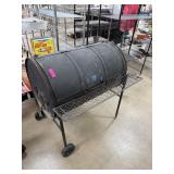 LARGE BARREL STYLE SMOKER / GRILL LARGE BARREL STYLE SMOKER / GRILL