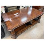 LARGE WOOD COFFEE TABLE LARGE WOOD COFFEE TABLE