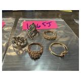 LOT OF 5 RINGS LOT OF 5 RINGS
