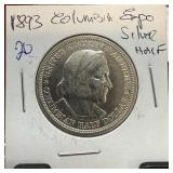 1893 COLUMBIAN EXPO SILVER HALF DOLLAR 1893 COLUMBIAN EXPO SILVER HALF DOLLAR
