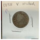 1888 LIBERTY V NICKEL 1888 LIBERTY V NICKEL
