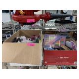 2 BOXES MIXED CRAFT ART SUPPLY SCRAPBOOKING 2 BOXES MIXED CRAFT ART SUPPLY SCRAPBOOKING