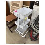 3 TIER ROLLING SHELF UNIT 3 TIER ROLLING SHELF UNIT