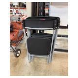 QTY 4 FOLDING CHAIRS QTY 4 FOLDING CHAIRS