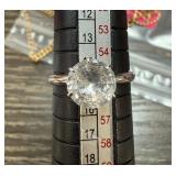 STERLING SILVER SOLITAIRE RING STERLING SILVER SOLITAIRE RING