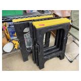 LOT OF 4 SAW HORSES LOT OF 4 SAW HORSES