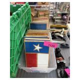 LOT OF WOOD PANELS / TEXAS FLAGS & BLANKS LOT OF WOOD PANELS / TEXAS FLAGS & BLANKS
