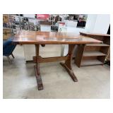 FARMHOUSE STYLE TRESTLE TABLE FARMHOUSE STYLE TRESTLE TABLE